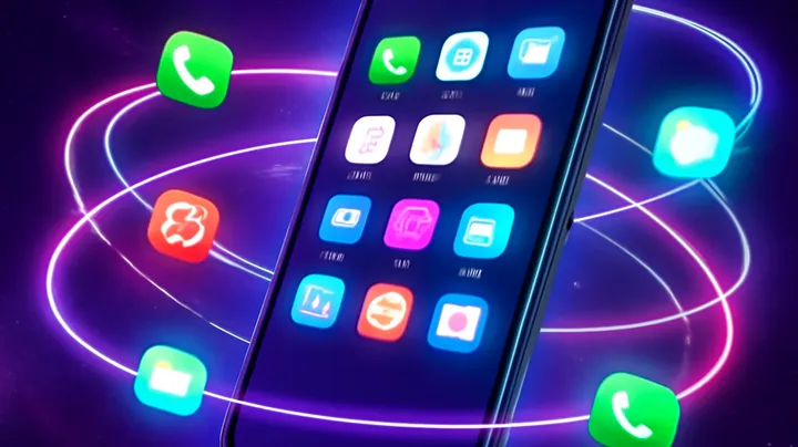 5666BET COM Sleek smartphone floating in space